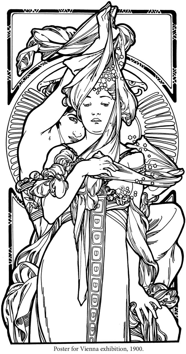 192 Best Nouveau Coloring Pages Images 650x1235 192 Best Nouveau Coloring Pages Images