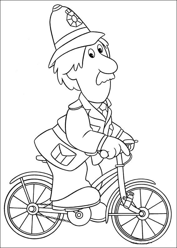 567x794 Postman Pat Coloring Pages3 Coloring Kids
