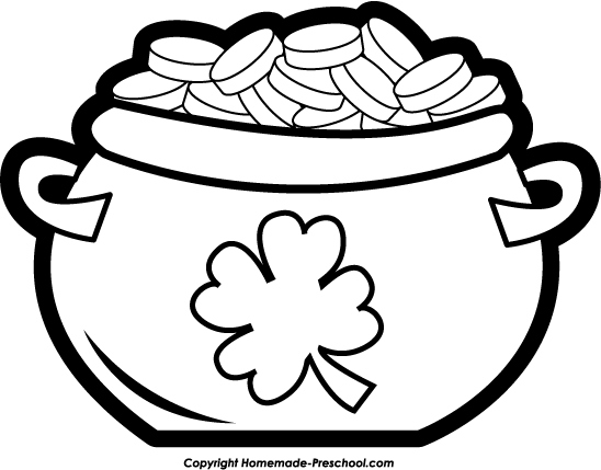 548x429 Pot Of Gold Coloring Page Unique Pot Of Gold Rainbow Coloring