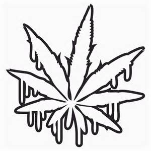 300x300 Weed Leaf Coloring Pages