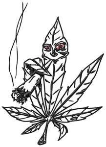 217x300 Drawing Weed Leaf Coloring Page Variety Drawings