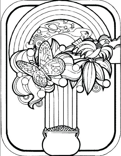 Saint Patricks Day Coloring Pages A Pot Of Gold Coloring Pages 467x601 Saint Patricks Day Coloring Pages A Pot Of Gold Coloring Pages