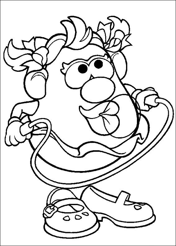 Kids N 57 Coloring Pages Of Mr. Potato Head 567x794 Kids N 57 Coloring Pages Of Mr. Potato Head
