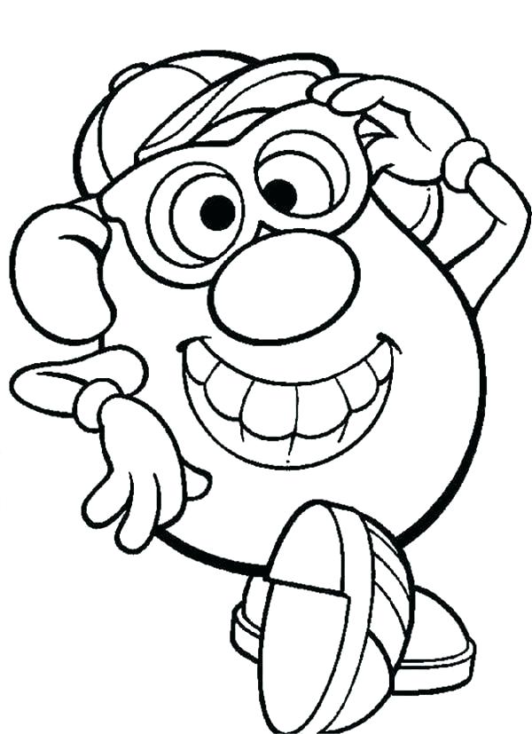 Mr Potato Head Coloring Pages Potato Coloring Page Potato Coloring 600x827 Mr Potato Head Coloring Pages Potato Coloring Page Potato Coloring