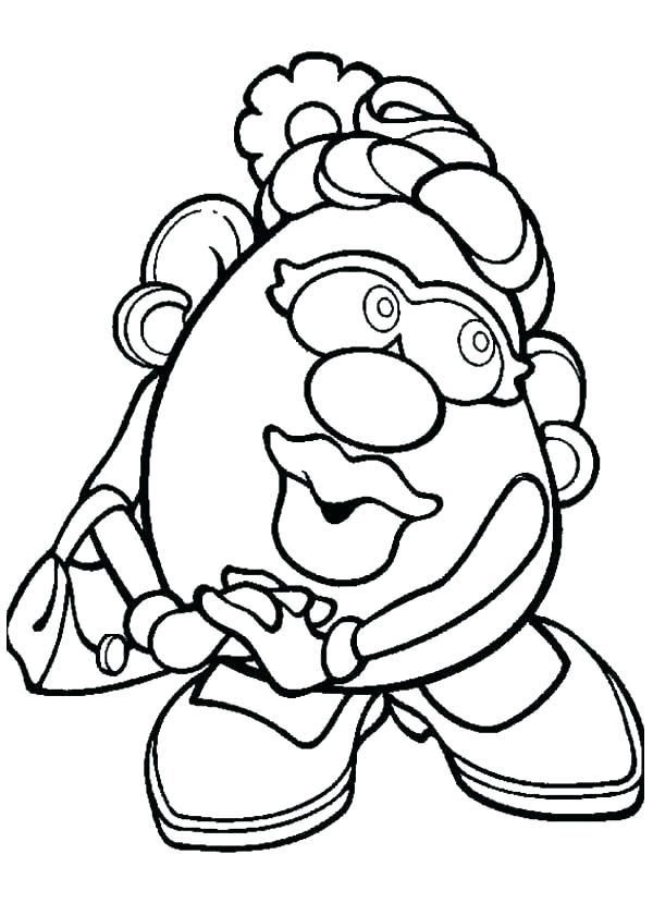 Potato Coloring Pages Potato Coloring Page Head Coloring Page 600x840 Potato Coloring Pages Potato Coloring Page Head Coloring Page