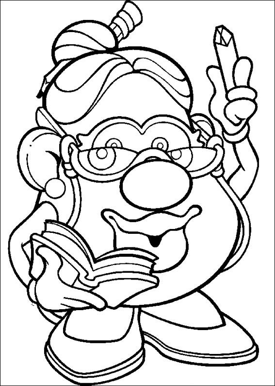 Coloring Page Mr. Potato Head 567x794 Coloring Page Mr. Potato Head