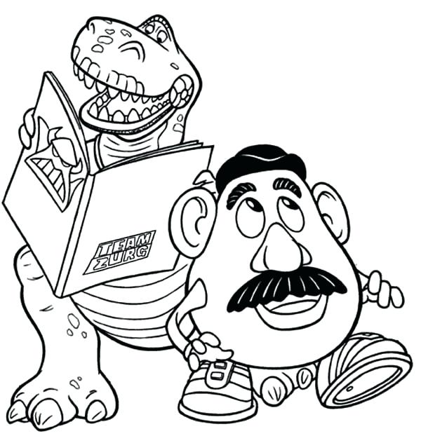 Potato Head Coloring Page at GetColorings.com | Free printable ...