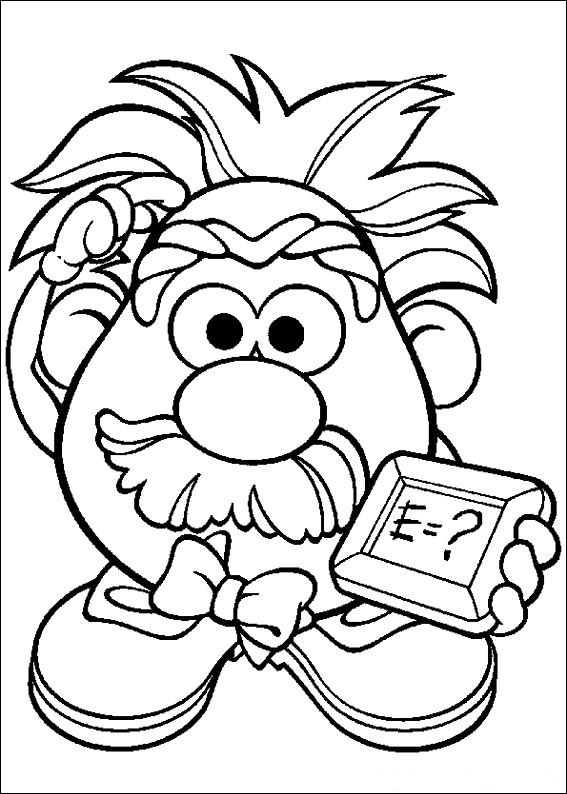 Kids N 57 Coloring Pages Of Mr. Potato Head 567x794 Kids N 57 Coloring Pages Of Mr. Potato Head