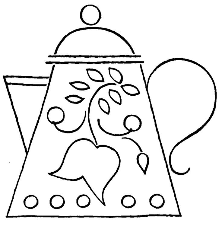 736x749 Image Result For Coloring Pages Of Pots And Pans Fruit