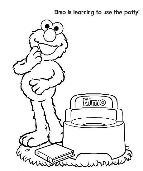 Elmo Potty Coloring Page Potty Training 101 Elmo 459x549 Elmo Potty Coloring Page Potty Training 101 Elmo