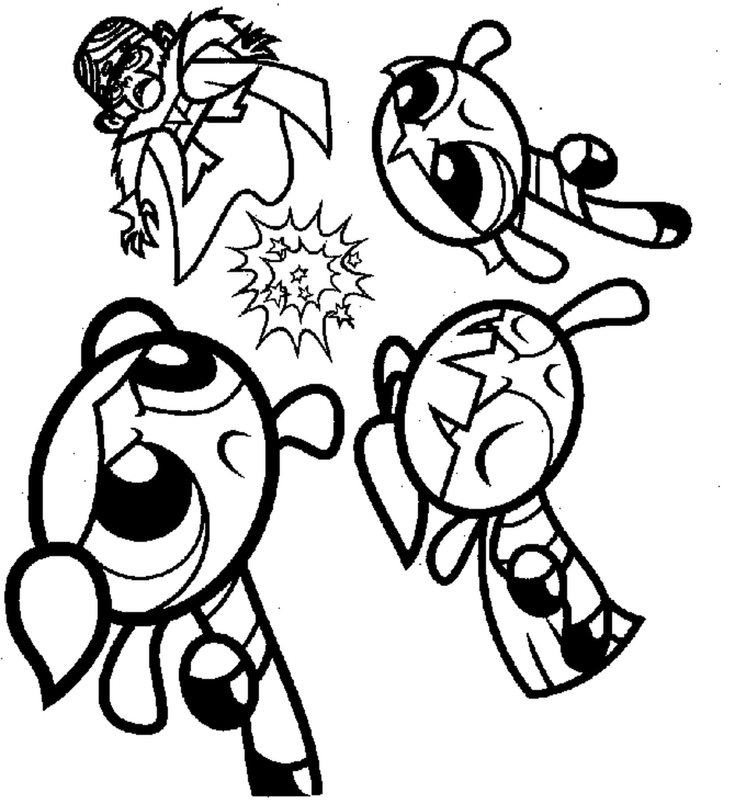 Powder Puff Coloring Pages 2550x2790 Powder Puff Coloring Pages