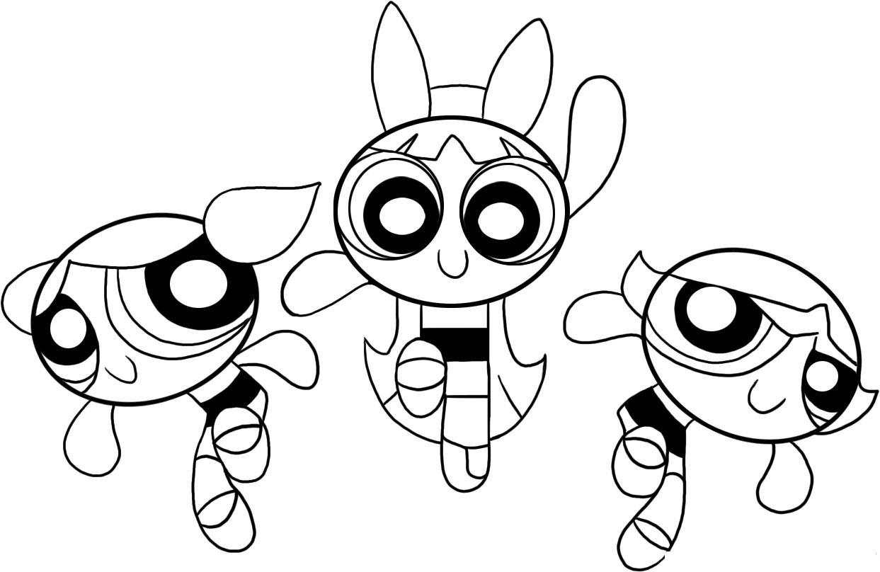 Powder Puff Coloring Pages Free Coloring For Kids 2018 1243x808 Powder Puff Coloring Pages Free Coloring For Kids 2018