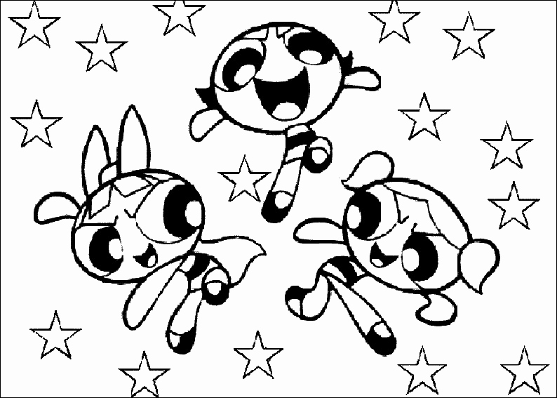 Power Puff Girls Coloring Page Ohmygirl.us 794x567 Power Puff Girls Coloring Page Ohmygirl.us