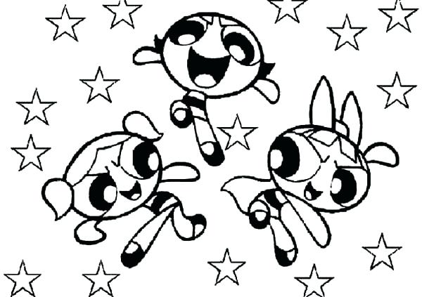 Powerpuff Girl Coloring Pages Power Puff Girls Coloring Page 600x423 Powerpuff Girl Coloring Pages Power Puff Girls Coloring Page
