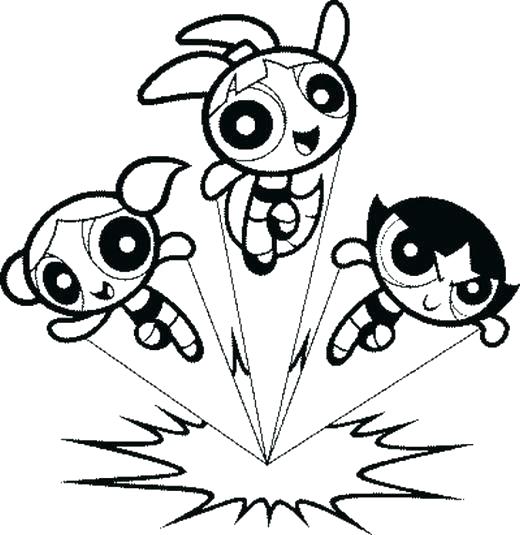 Powerpuff Girl Coloring Pages Power Puff Girls Coloring Pages 520x535 Powerpuff Girl Coloring Pages Power Puff Girls Coloring Pages