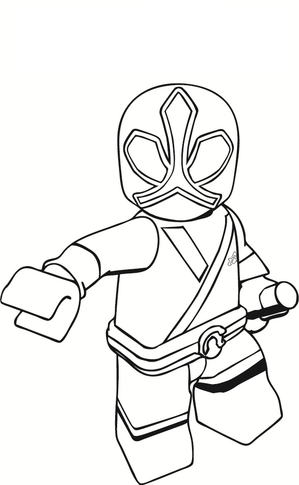 Lego Power Rangers Coloring Pages Free Printable 587x951 Lego Power Rangers Coloring Pages Free Printable