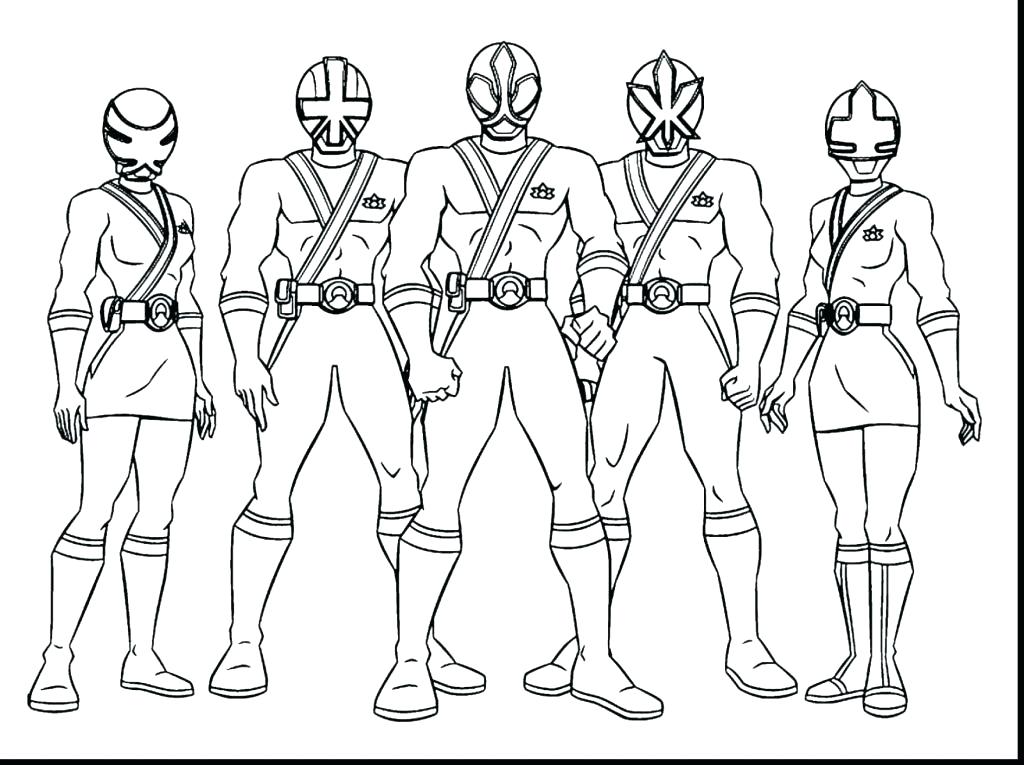Power Ranger Coloring Page 1024x765 Power Ranger Coloring Page