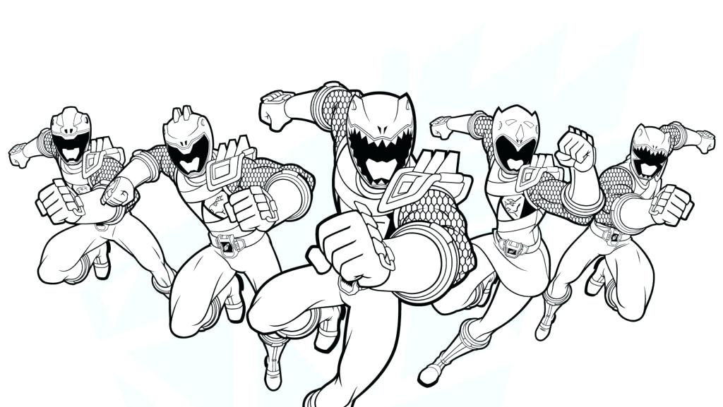 1024x577 Power Rangers Dino Thunder Para Colorear Pretty Looking Power