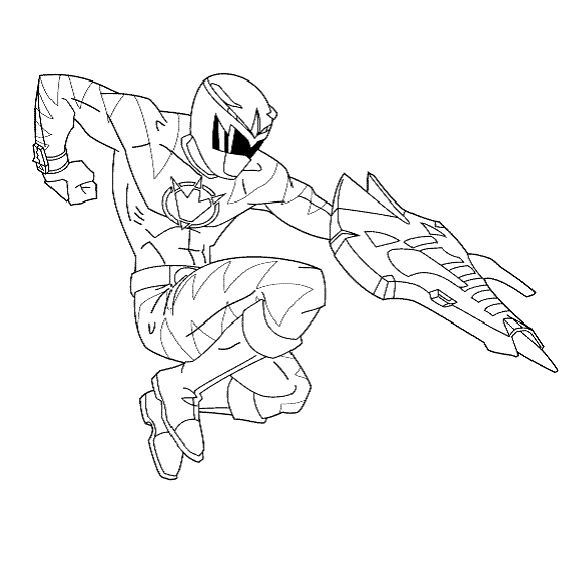 575x563 Free Coloring Pages Power Rangers Dino Thunder Dino Power Ranger