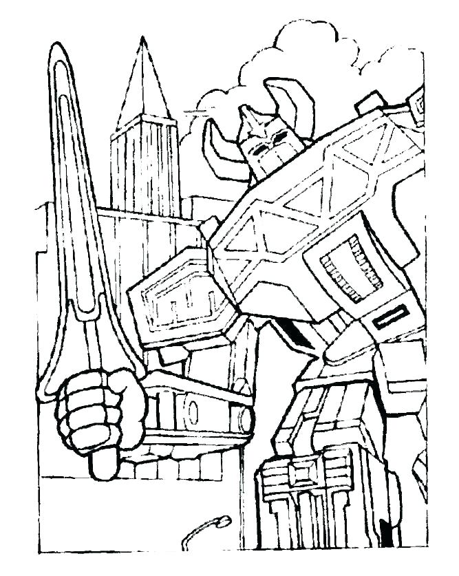 Power Rangers Megazord Coloring Pages at GetColorings.com | Free ...