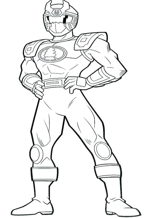 500x738 Power Rangers Deathly Punch Coloring Page Color Power Rangers