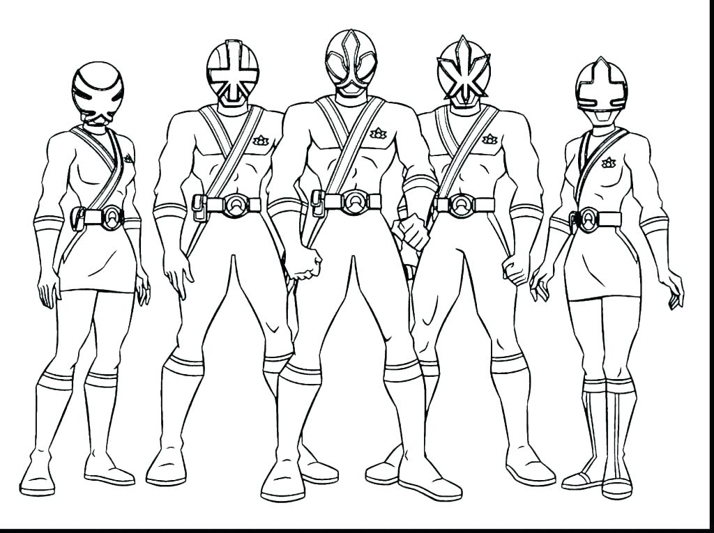 1024x765 Power Rangers Samurai Coloring Pages Power Rangers Printable