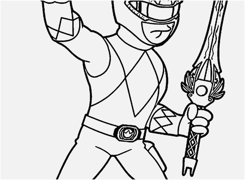 827x609 The Right Stock Power Rangers Coloring Pages Sweet