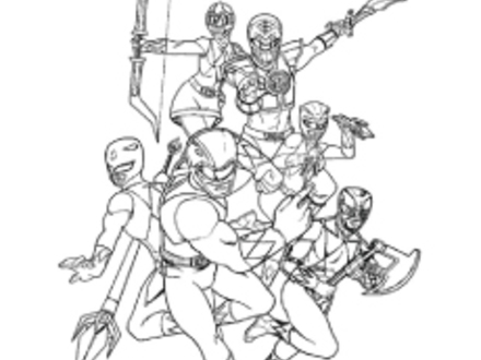 Power Rangers Wild Force Coloring Pages