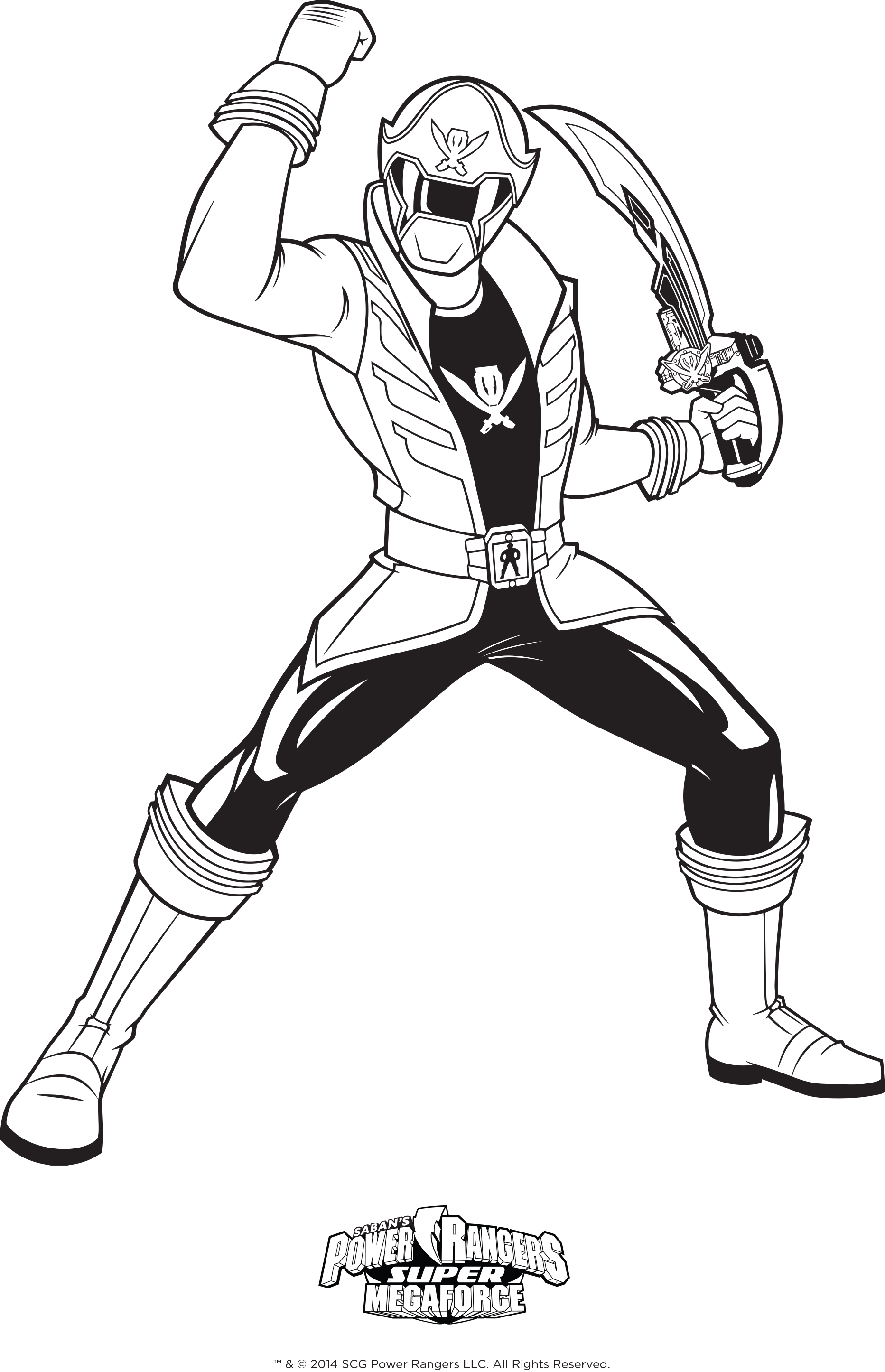 Power Rangers Super Megaforce Coloring Pages 1865x2891 Power Rangers Super Megaforce Coloring Pages