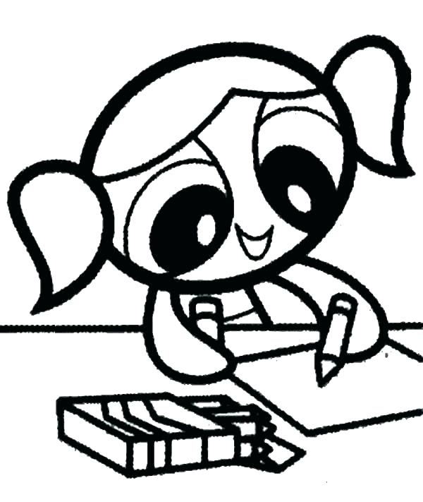 600x711 Powerpuff Coloring Pages Impair.co