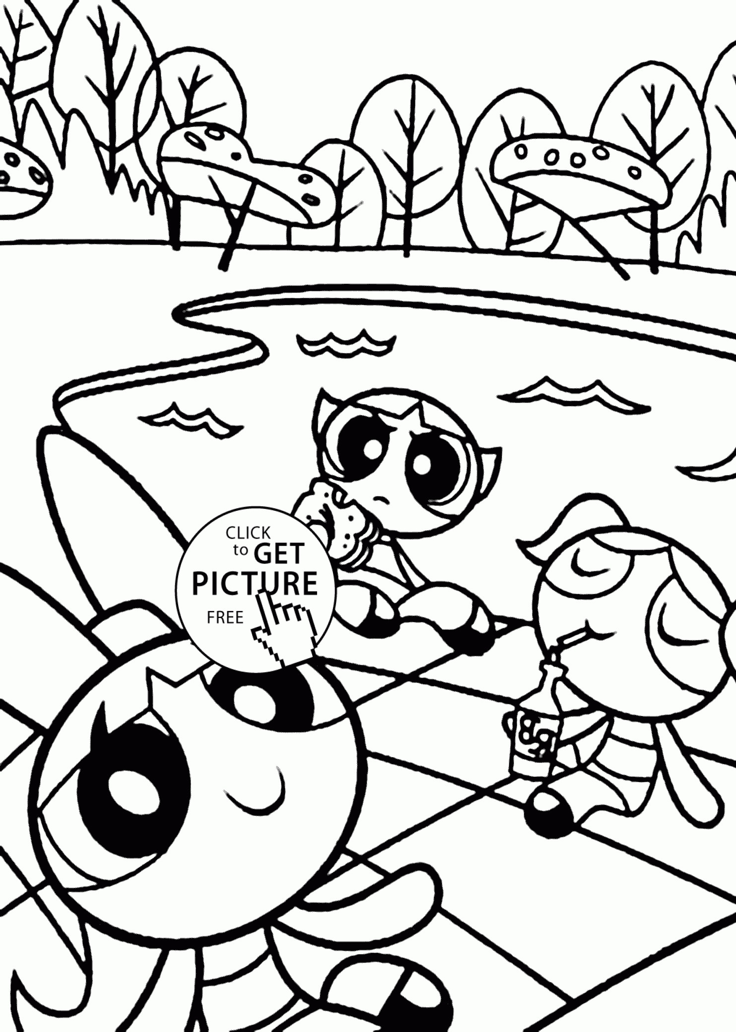 Powerpuff Coloring Pages Printable Coloring Pages