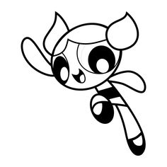 Powerpuff Girls Bubbles Coloring Pages at GetColorings.com | Free ...