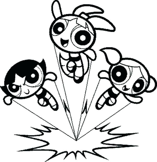 600x617 Powerpuff Coloring Pages Awesome Girls Coloring Page On Coloring