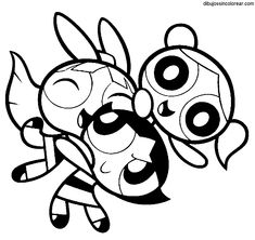 235x222 Powerpuff Girls Buttercup Jump Kick Coloring Page