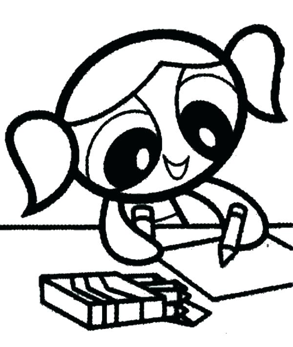 600x711 Powerpuff Girls Coloring Pages Girls Coloring Pages Buttercup