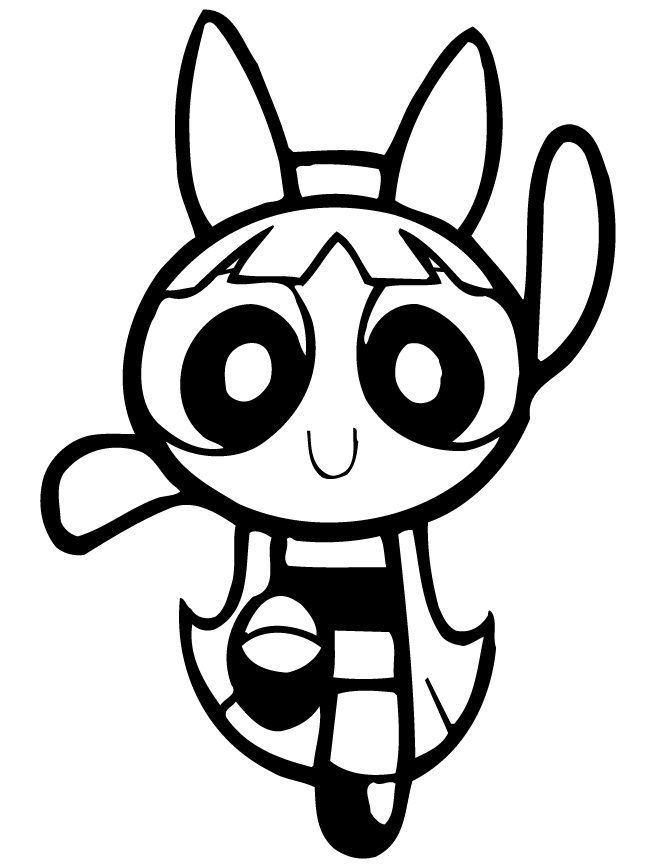 670x867 Powerpuff Girls Coloring Pages Blossom