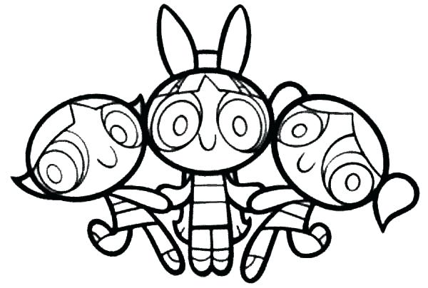 600x404 Powerpuff Coloring Pages Impair.co