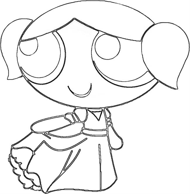 651x667 Powerpuff Girls Coloring Pages Girl