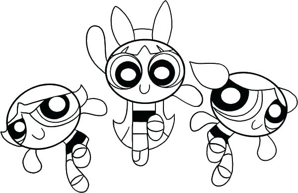 Powerpuff Girls Z Coloring Pages at GetColorings.com | Free printable ...