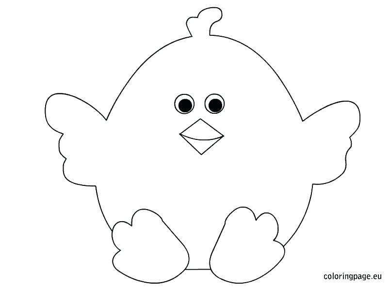 804x595 Chicks Coloring Pages