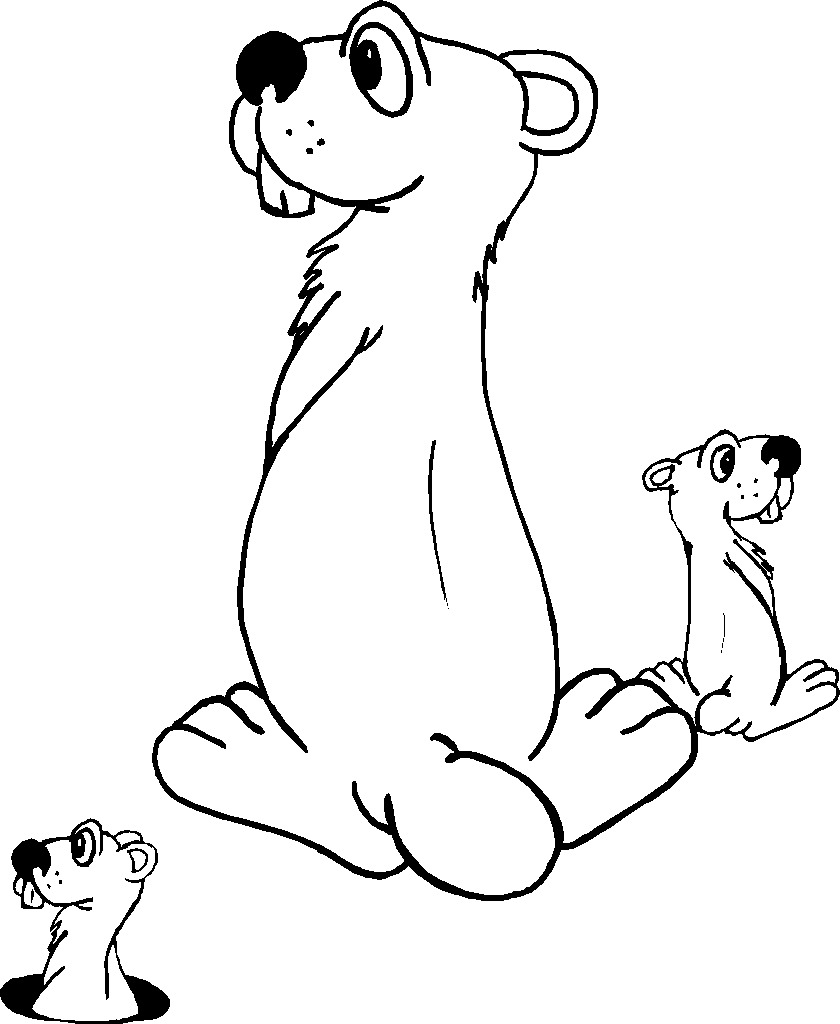 Prairie Dog Coloring Page at GetColorings.com | Free printable