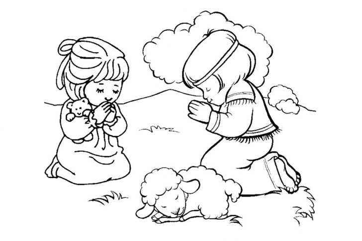 728x486 Prayer Coloring Pages Pumpkin Child Praying Page Impressive Best