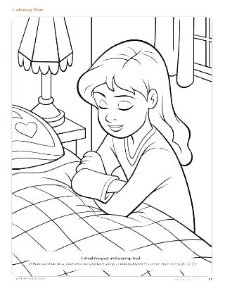 320x416 Prayer Coloring Pages Simple Prayer Coloring Pages