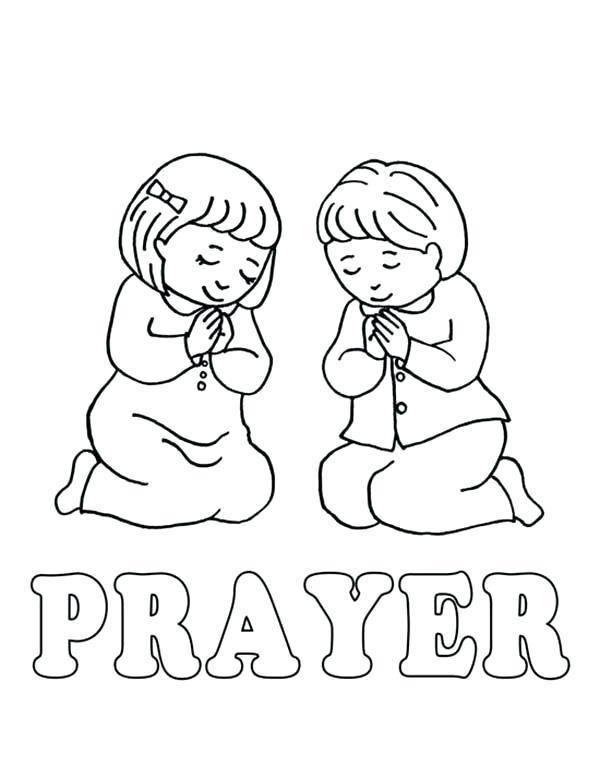 600x777 Awesome Prayer Coloring Pages To Print Or Learn To Lords Prayer