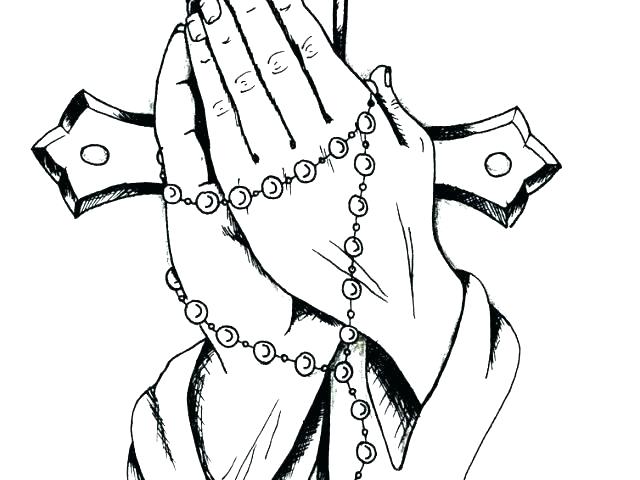 Praying Hands Coloring Pages at GetColorings.com | Free printable ...