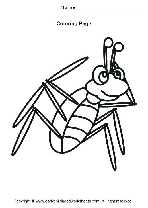 520x730 Grasshopper Coloring Page Praying Mantis Coloring Page Praying