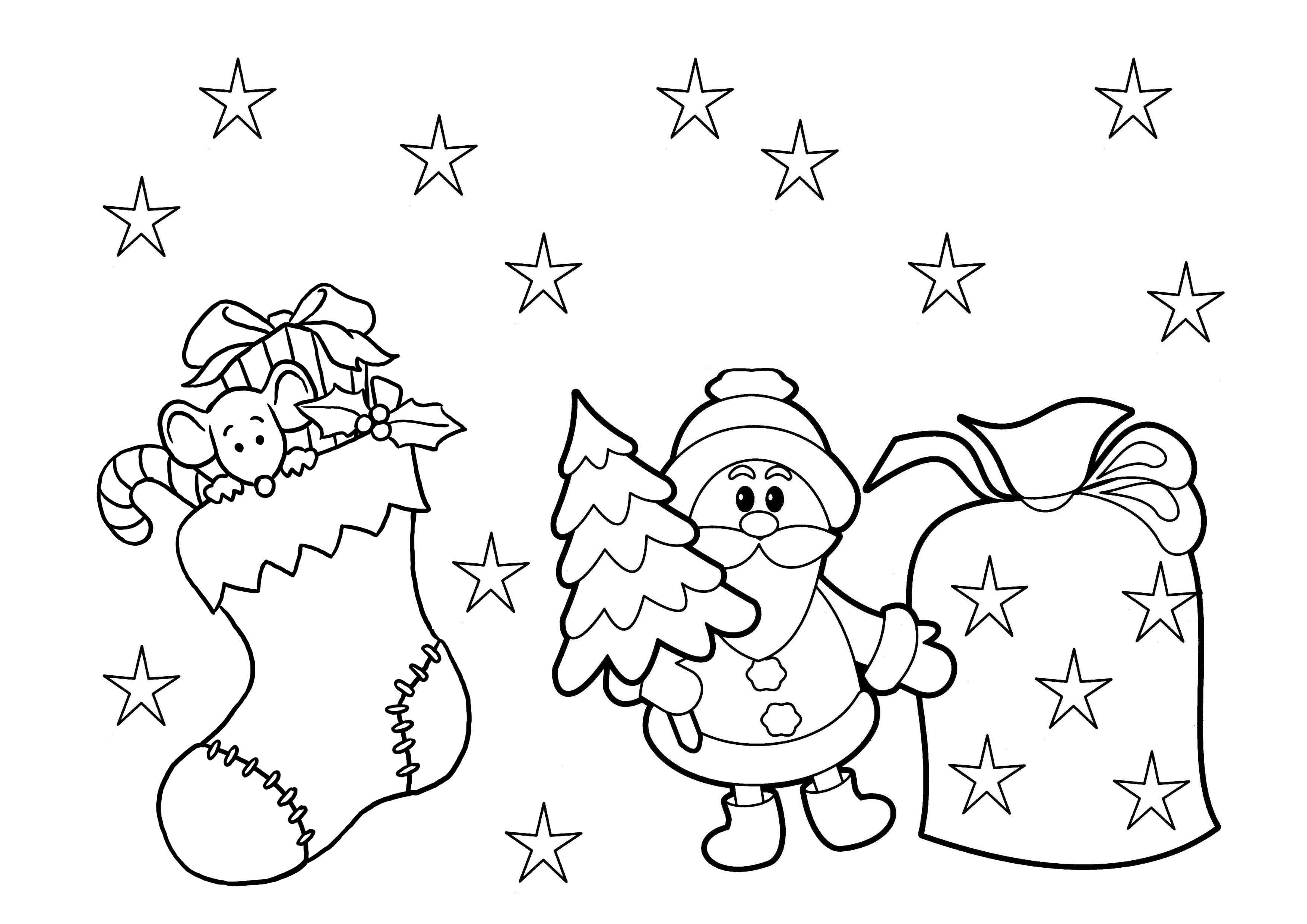 Free Pre K Christmas Coloring Pages 3508x2480 Free Pre K Christmas Coloring Pages