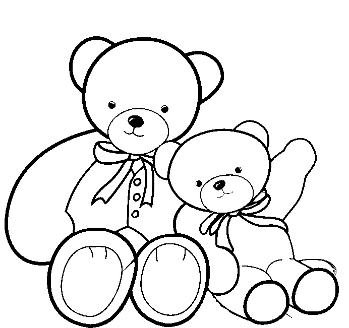 692x651 Teddy Bear Picnic Coloring Pages 761 Library