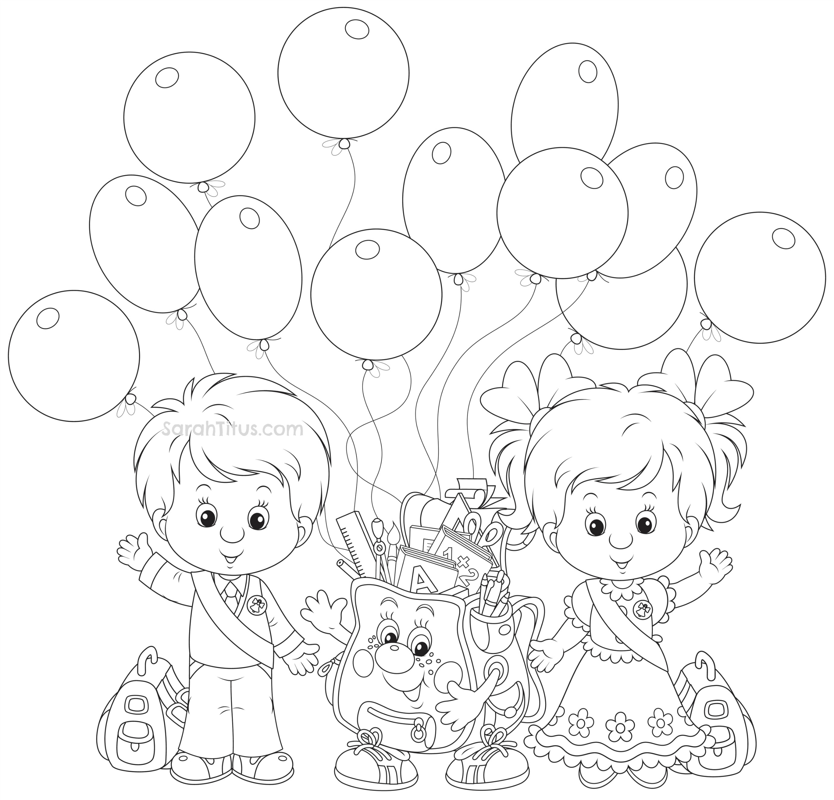 2766x2654 Cool Back To School Coloring Pages Sarah Titus Free Coloring