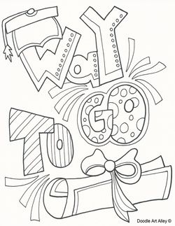 Graduation Coloring Page 250x323 Graduation Coloring Page